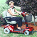 Companion II Electric Scooter 4-Wheel  Vermillion Red