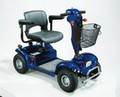 Odyssey Full Size Scooter Blue 4-Wheel Electric