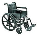 Wheelchair Economy Fixed Arms 16  with Elevating Legrests