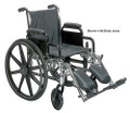 Wheelchair Ltwt. Deluxe K-3 w/Rem. Desk Arms 16