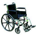 Wheelchair Ltwt K-3 Flip-Back Full Arms 18