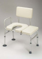 Padded Transfer Bench w/ Commode Opening