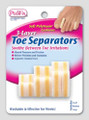 3-Layer Toe Separators (Pk/6 2-Sm  2-Md  2-Lg)(P280)