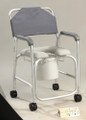 Aluminum Shower Chair/Commode With Casters