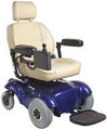 Wheelchair Powerchair Alante Blue W/Front Wheel Drive