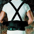 9  Back Belts With Suspenders Black X-Large Sportaid