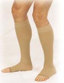 Truform 30-40 Below Knee Open-Toe Large Beige (pair)