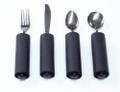 Built-Up Soft Handle Utensil Set/Teaspoon  Fork and Knife