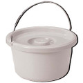 Commode Pail With Lid 7.5 Quart