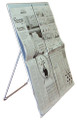 Newspaper Stand w/Page Holder