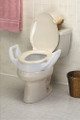 Elevated Toilet Seat w/Arms For Regular Toilets