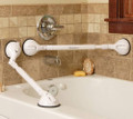 Suction Adjustable Pivoting Grip Large Shower and Tub Rail 27" - 32"