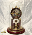 Schatz 49 Red Anniversary Clock with painted dial