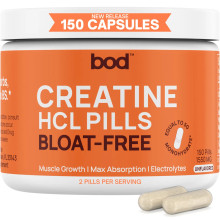 BOD CREATINE HCL PILLS BLOAT-FREE
MUSCLE GROWTH * MAX ABSORPTION * ELECTROLYTES

 