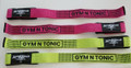 GYMnTONIC (Official) RUBBER Lifting Straps (in Neon Pink or Neon Green)