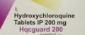 HQCguard200 aka Hydroxychloroquine - Blister Packs - 200mgs by Fortune Health Care