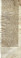 M6465 Bishop in an historiated initial, a cutting from Guido de Baysio, Rosarium Decretorum, decorated manuscript on vellum, Italy, Bologna, c. 1320, 

Size: 11 x 4 1/2 inches
