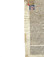 M6465 Bishop in an historiated initial, a cutting from Guido de Baysio, Rosarium Decretorum, decorated manuscript on vellum, Italy, Bologna, c. 1320, 

Size: 11 x 4 1/2 inches