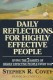 Daily Reflections for Highly Effective People    (Stephen R. Covey)