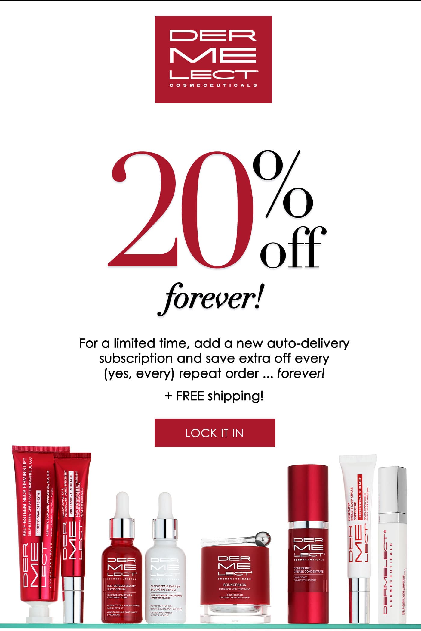 20% Off Forever!