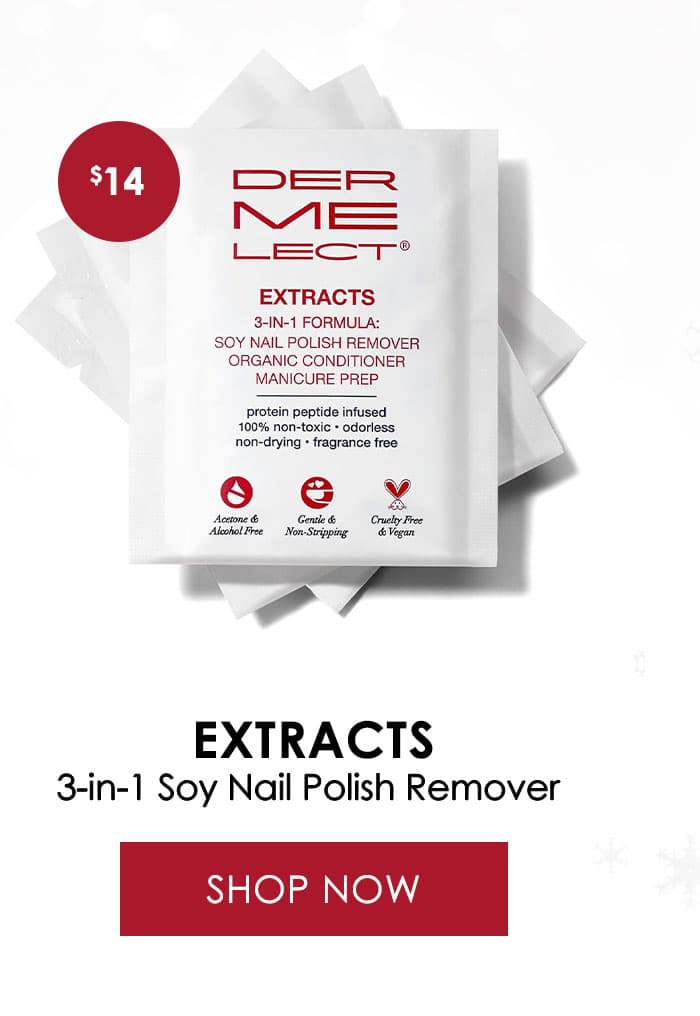 EXTRACTS 3-in-1 Soy Nail Polish Remover (10 Pack)