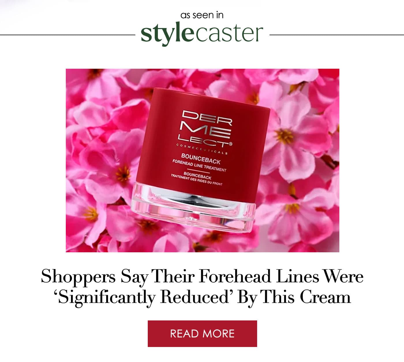 Shoppers Say Their Forehead Lines Were ‘Significantly Reduced’ By This Cream