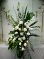 ES-2 Easel Spray White Flowers