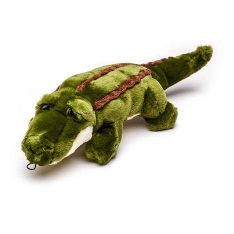 Georgia Alligator plush durable dog toy from Fluff and