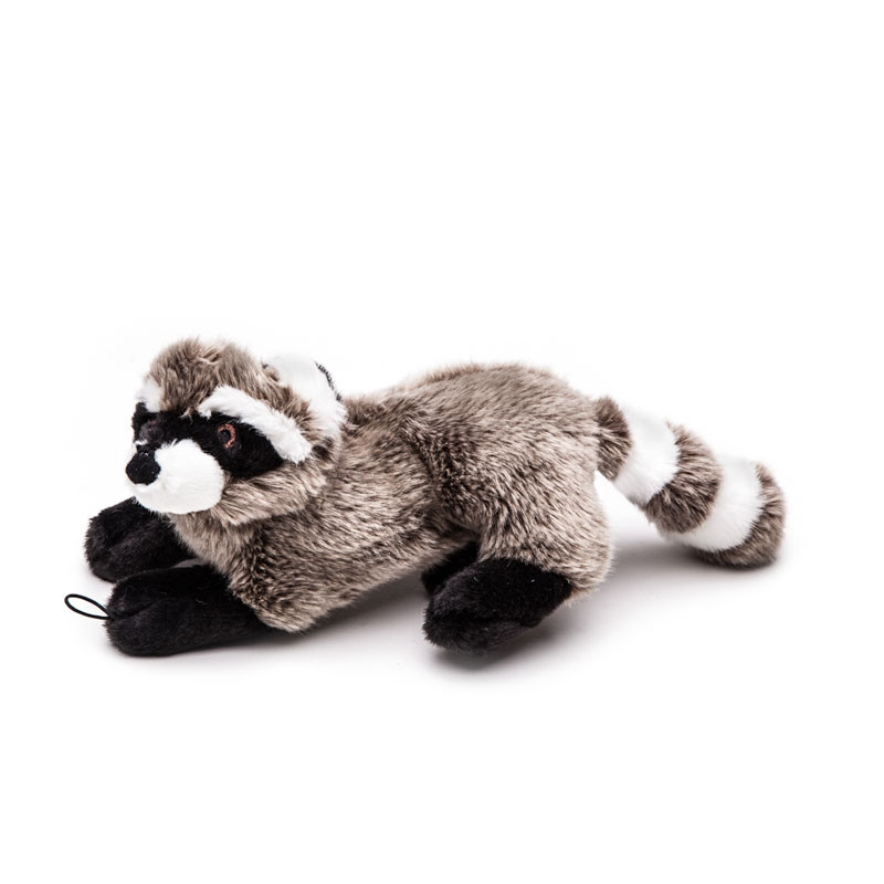 Rocket Raccoon plush durable dog toy from Fluff and Tuff K9active