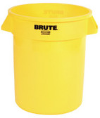 RUBBERMAID COMMERCIAL Brute® Round Containers (640-2632-YEL)