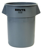 RUBBERMAID COMMERCIAL Brute® Round Containers (640-2655-GRAY)