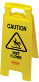 RUBBERMAID COMMERCIAL Floor Safety Signs (640-6112-77-YEL)