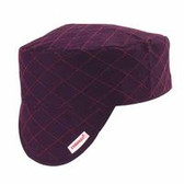 COMEAUX CAPS Style 3000 Black Quilted Shop Caps (118-3000E)