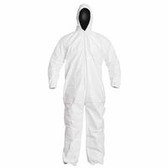 DuPont Tyvek® Isoclean Coveralls With Attached Hood (251-IC180S-2XL)