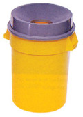 RUBBERMAID COMMERCIAL Brute® Round Containers (640-2632-GRAY)