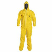 DuPont Tychem® QC Coveralls with attached Hood and Socks (251-QC122S-L)