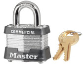 MASTER LOCK No. 3 Laminated Steel Pin Tumbler Padlocks (470-3DCOM)
