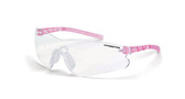 * CrossFire Mini Blade clear anti-fog lens, pink temples (CF-32224AF)