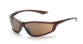 * CrossFire KP6 HD brown flash mirror lens, dark crystal brown frame (CF-34257)