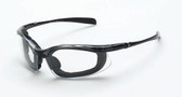 * CrossFire Concept reader, 1.5 diopter, clear lens, crystal black frame, foam lined (CF-84415)