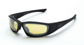 * CrossFire MP7, yellow lens, matte black frame, foam lined (CF-24222)