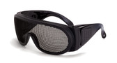 * CrossFire Wire mesh lens, matte black frame (CF-19218)