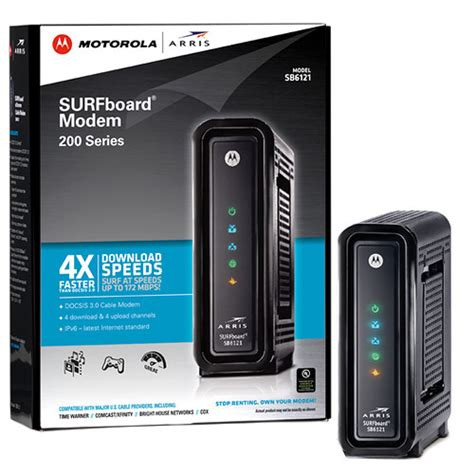 Time Warner Approved Modems Motorola SB6121 Docsis 3 Cable Modem Retail Pic (no box included)
