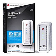 Fast Comcast Modem Arris Motorola SB6183 Docsis 3 Modem Retail Picture (Box not included, may be white or black version)