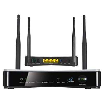 ZyXEL Q1000Z 4-Port Gigabit Modem/Wireless Router (CenturyLink)