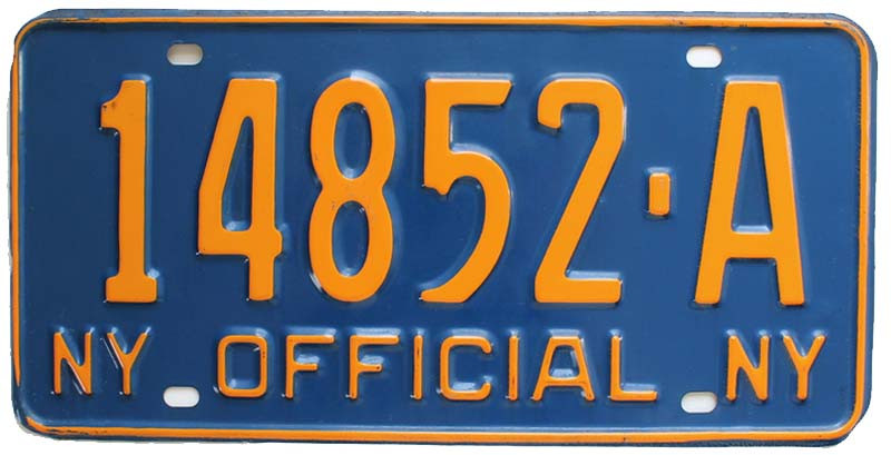 The History of the New York License Plate - Untapped New York
