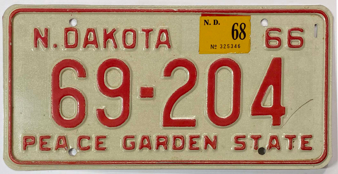 North Dakota 1966 1968 