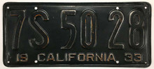 Original black paint.
