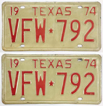 Good Condition.  Both plates have a light center bend.