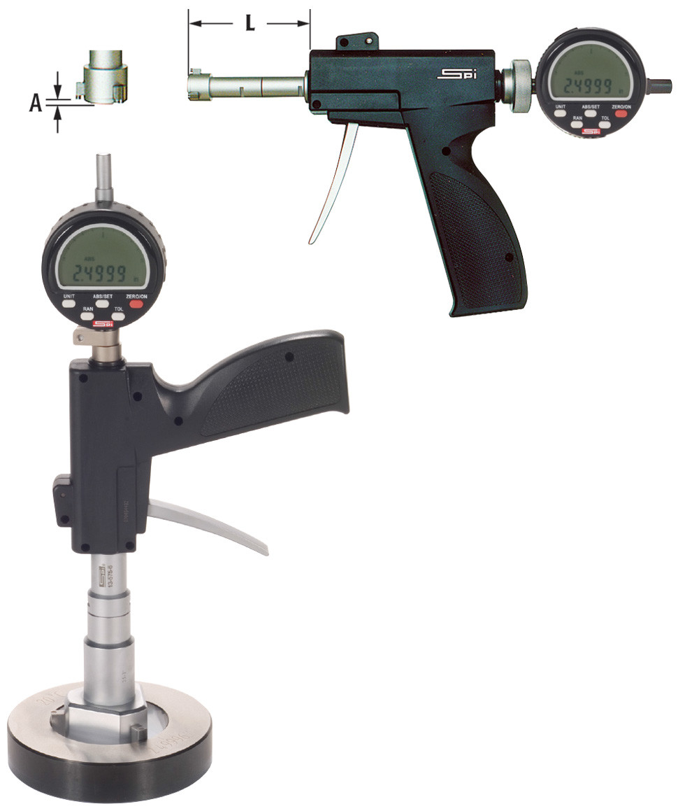 SPI Pistol Grip Three Point Bore Gages Penn Tool Co., Inc